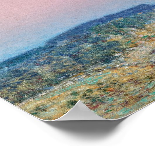 September Moonrise | Childe Hassam Poster (Hoek)