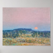 September Moonrise | Childe Hassam Poster (Voorkant)