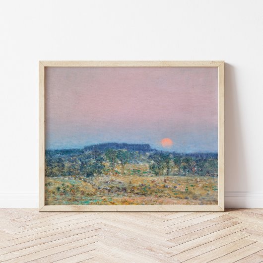 September Moonrise | Childe Hassam Poster