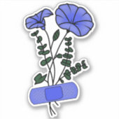September Morning Glory Bandaid Sticker (Voorkant)
