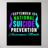 September Nationale zelfmoordpreventie Bewustzijn Poster (Voorkant)