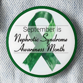September Nephrotic Syndrome Awareness Month Ronde Button 5,7 Cm