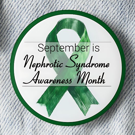 September Nephrotic Syndrome Awareness Month Ronde Button 5,7 Cm