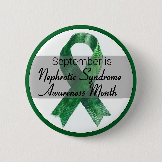 September Nephrotic Syndrome Awareness Month Ronde Button 5,7 Cm (Voorkant)