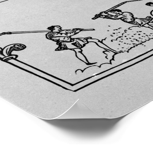 september, oktober, november en december poster (Hoek)