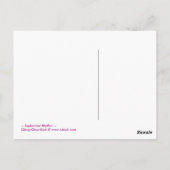 September Rhythm - Briefkaart (Achterkant)