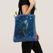 September Saffier – Hemelse Wolf Tote Bag (Dichtbij)
