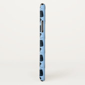 September Sapphire Blue Butterfly Pattern Design Case-Mate iPhone Case (Achterkant / rechts)