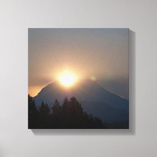 September Sunrise Canvas Afdruk (Voorkant)