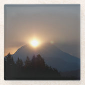 September Sunrise Glazen Onderzetter (Voorkant)