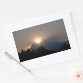 September Sunrise Rechthoekige Sticker (Envelop)