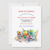 september Terug naar schooluitnodiging Kaart (Voorkant)
