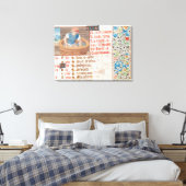 September: Trampling Grapes Canvas Afdruk (Insitu (Slaapkamer))