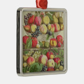 september, uit 'Twaalf maanden fruit' Metalen Ornament (Rechts)