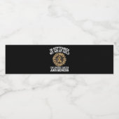 September We Draag Gold Childhood Cancer Awareness Waterfles Etiket (Enkel label)