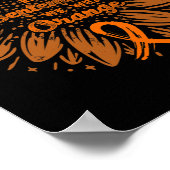 September We Draag Oranje lint leukemie bewustzijn Poster (Hoek)