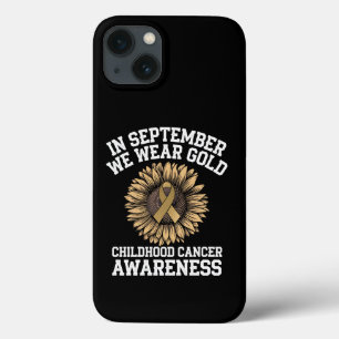 September We dragen goud Kinderkankerbewustzijn Case-Mate iPhone Case