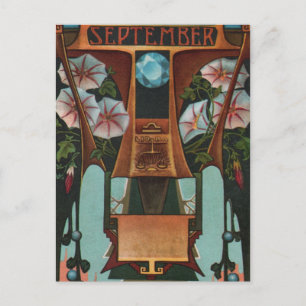 september - Weegschaal Briefkaart