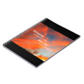 September Wolken met Psalm 30:5 Notitieboek (Linkerzijde)