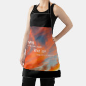 September Wolken met Psalm 30:5 Schort (Insitu)