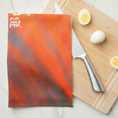 September Wolken met Psalm 30:5 Theedoek (Quarter Fold)