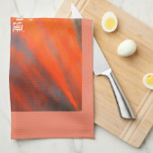 September Wolken met Psalm 30:5 Theedoek (Quarter Fold)