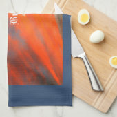 September Wolken met Psalm 30:5 Theedoek (Quarter Fold)