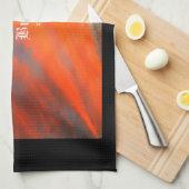 September Wolken met Psalm 30:5 Theedoek (Quarter Fold)