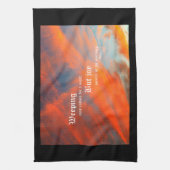 September Wolken met Psalm 30:5 Theedoek (Verticaal)