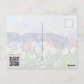 September Zonnebloem Briefkaart (Achterkant)