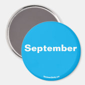 septembermagneet magneet (Voorkant / Achterkant)