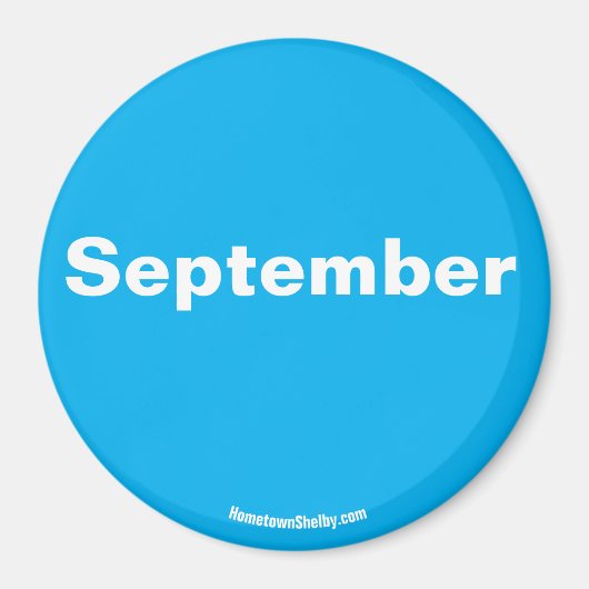 septembermagneet magneet (Voorkant)