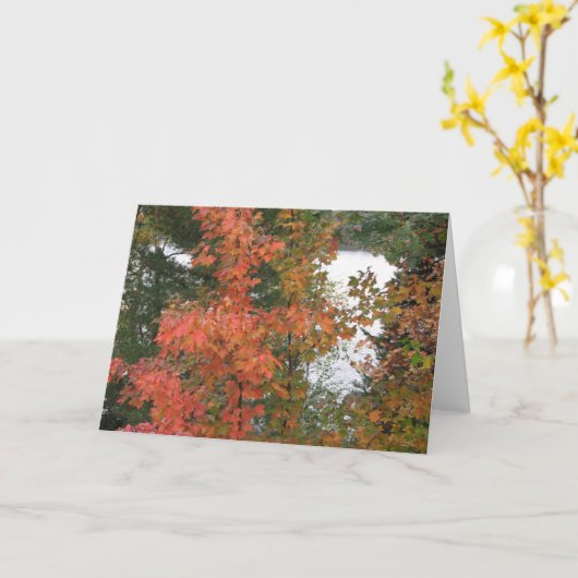 septembermorgen kaart (Gele Bloem)