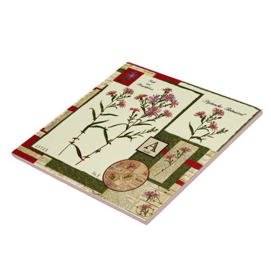 September's Flower Tegeltje (Zijkant)