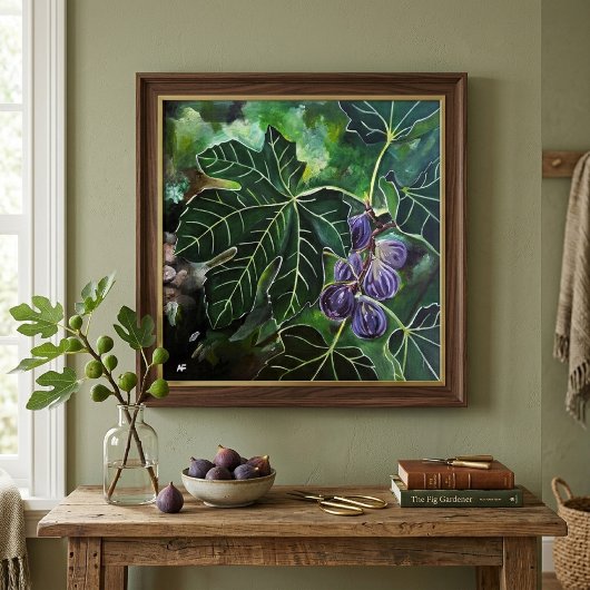 Septembervijgen en zomerlicht van Alfred Fox Poster