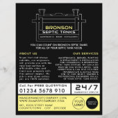 Septic Tank, Septic Company, Septic Engineer Flyer (Voorkant)