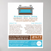Septic Tank, Septic Company, Septic Engineer Poster (Voorkant)