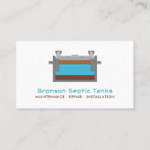 Septic Tank, Septic Company, Septic Engineer Visitekaartje (Voorkant)