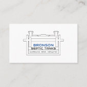 Septic Tank, Septic Company, Septic Engineer Visitekaartje (Voorkant)