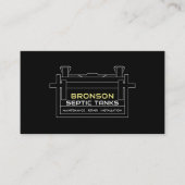 Septic Tank, Septic Company, Septic Engineer Visitekaartje (Voorkant)