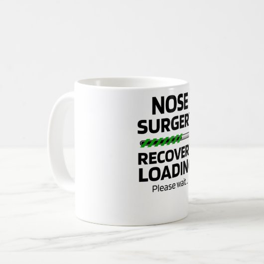 Septoplasty Nose chirurgery Plastic Nose Job Koffiemok (Voorkant links)