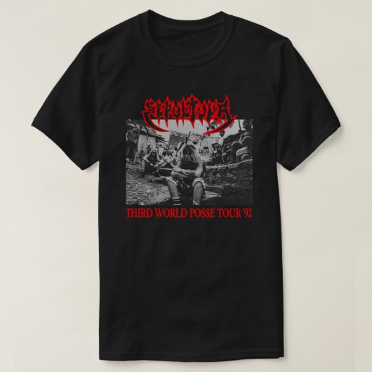 Sepultura Third World Posse Essential T-Shirt (Design voorkant)