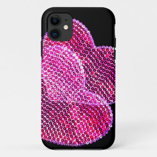 Sequated harts design iphone 5 hoesje