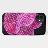 Sequated harts design iphone 5 hoesje (Achterkant (horizontaal))