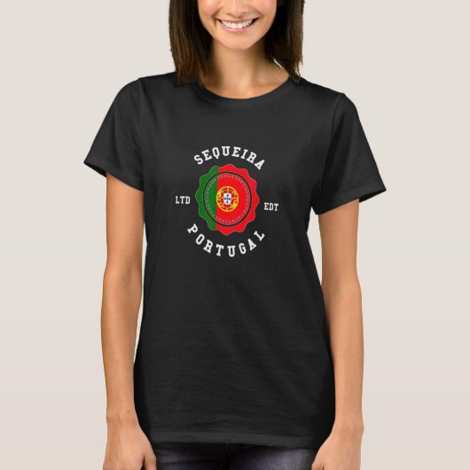 SEQUEIRA Portugal Flag Badge T-shirt (Voorkant)