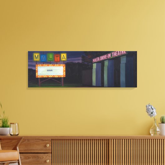 Sequel 2002 canvas afdruk (Insitu (Woonkamer))