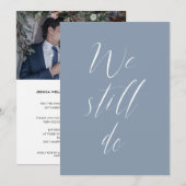 Sequel Trouw Dusty Blue We Still Do Foto Kaart (Voorkant / Achterkant)