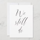 Sequel Wedding Reception We doen nog foto Kaart (Voorkant)