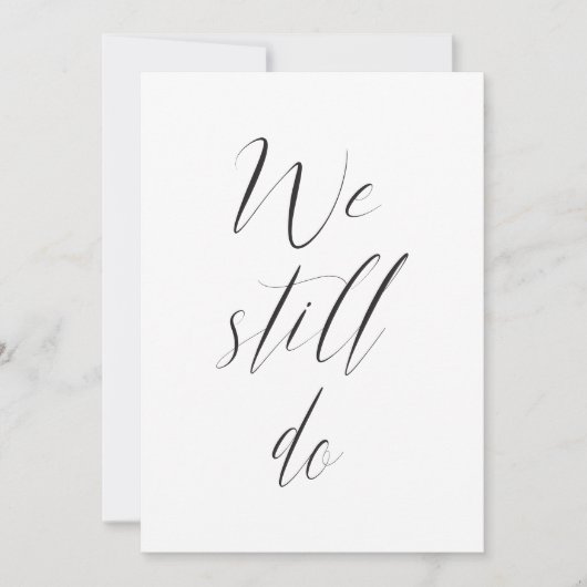 Sequel Wedding Reception We doen nog foto Kaart (Voorkant)