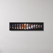 Sequence of Juno Spacecraft Approach to Jupiter Canvas Afdruk (Voorkant)